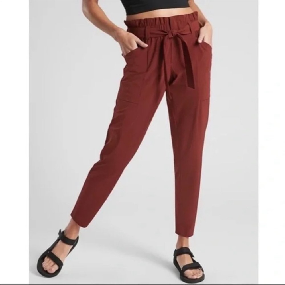 Athleta | Skyline Pant Rust Paperbag